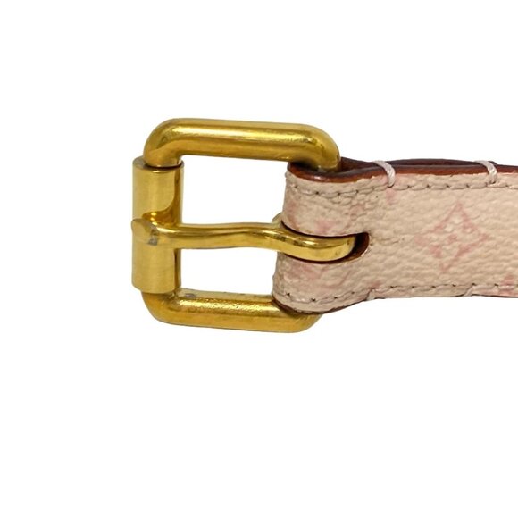 Auth LOUIS VUITTON Ceinture M9273 Rose Monogram Cherry Blossom - LB0033 Belt - Picture 3 of 9